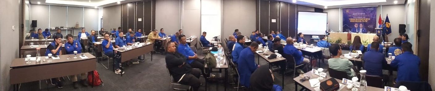 Rapat Koordinasi (Rakor) Partai Gema Bangsa bersama DPW se-Indonesia, bertajuk “Penguatan Struktur untuk Desentralisasi Politik”, digelar di Hotel Mercure Cikini pada 11–12 September 2025