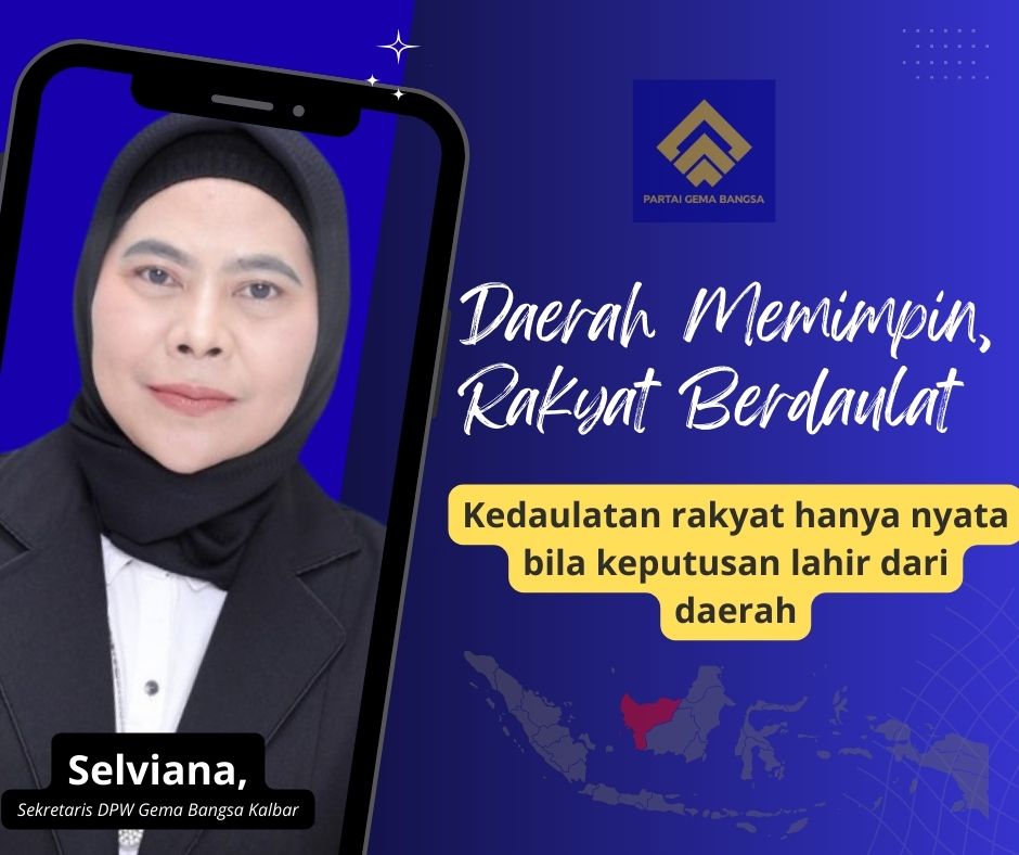 foto Selviana, Sekretaris DPW Palu, tulisannya enak jadi kajian