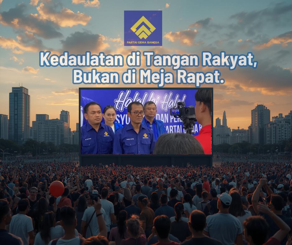 kedaulatan di tangan rakyat, bukan di meja rapat