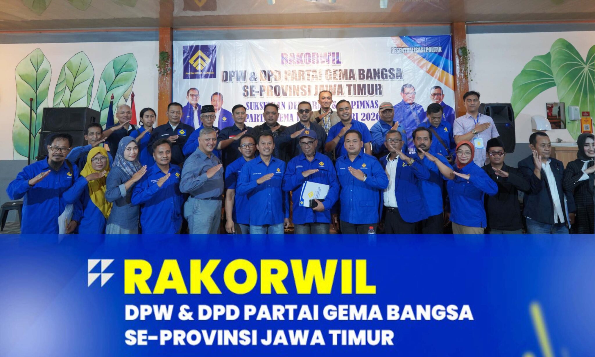 Rakorwil Gema Bangsa Jatim