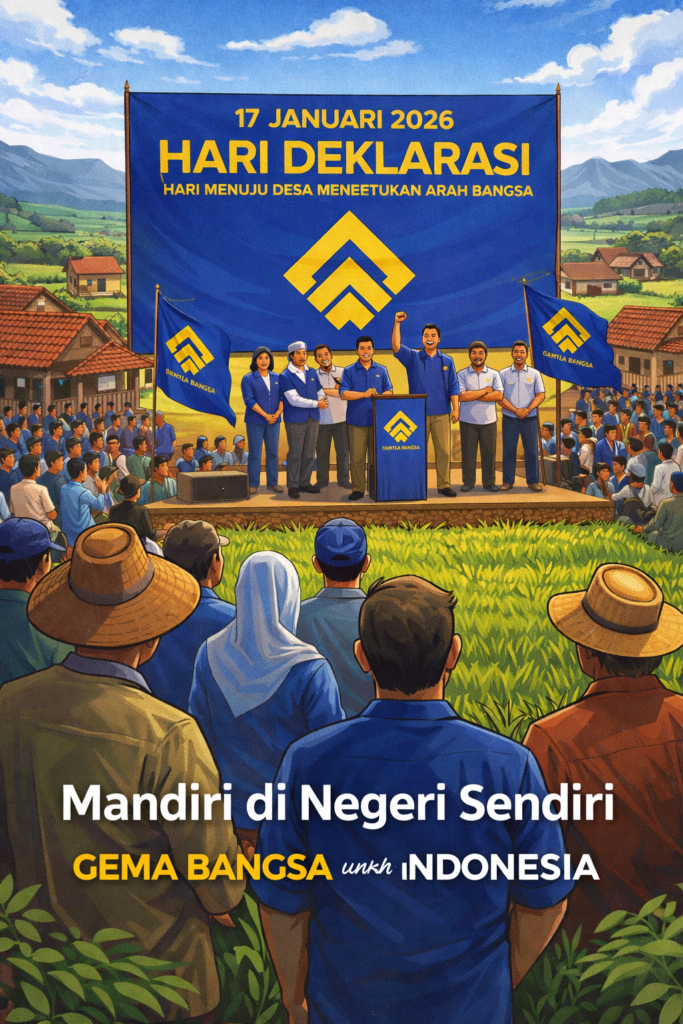 Deklarasi Partai Gema Bangsa 17 Januari 2026: Politik Desa untuk Indonesia Mandiri