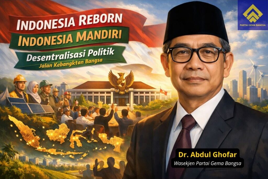 INDONESIA REBORN, INDONESIA MANDIRI Desentralisasi Politik sebagai Arsitektur Kebangkitan Bangsa