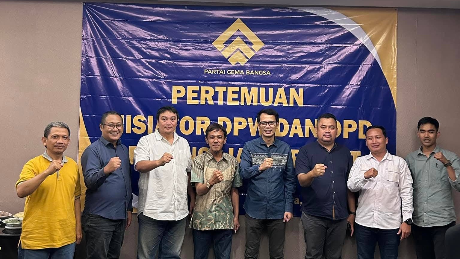 Haji Boder bersama DPW Partai Gema Bangsa