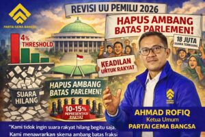 Hapus Ambang Batas Parlemen, Ahmad Rofiq: Selamatkan 18 Juta Suara Rakyat
