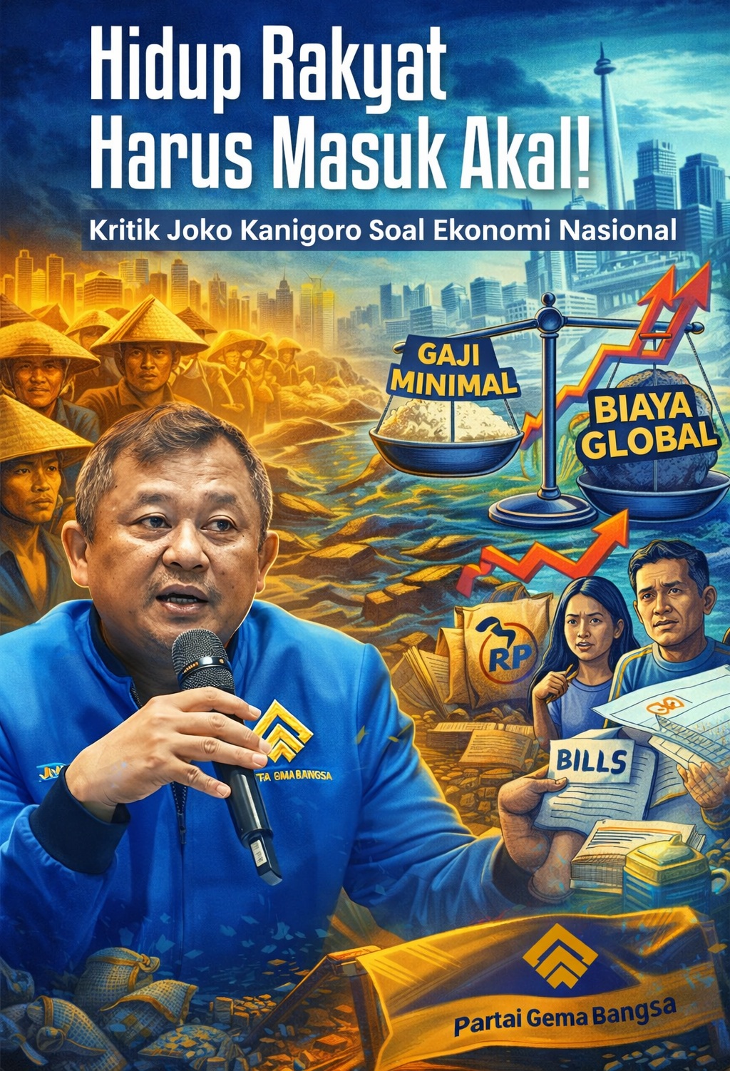 Joko Kanigoro: Hidup Rakyat Harus Masuk Akal