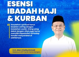 Ibadah haji dan kurban mengajarkan keikhlasan, pengorbanan, ketakwaan, serta kepedulian sosial sebagai wujud keimanan kepada Allah SWT.