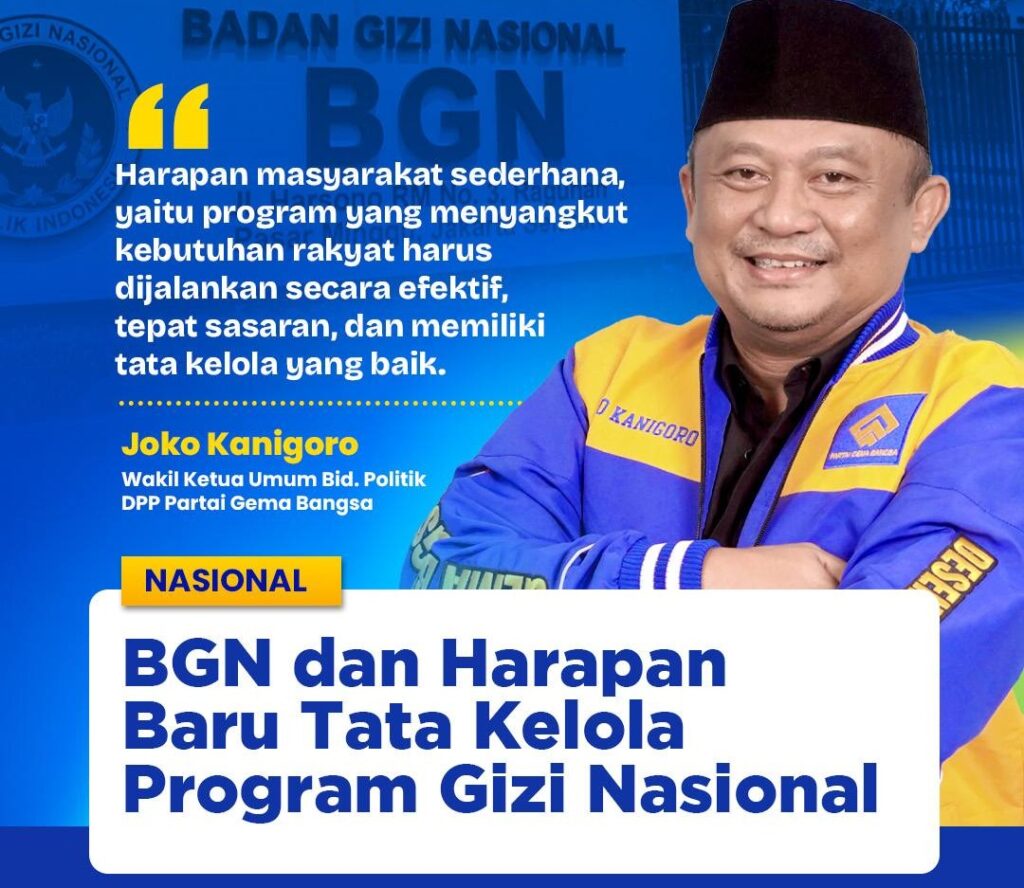 Perombakan BGN Harus Jadi Momentum Akselerasi Program Makan Bergizi Gratis Perombakan BGN Harus Jadi Momentum Akselerasi Program Makan Bergizi Gratis