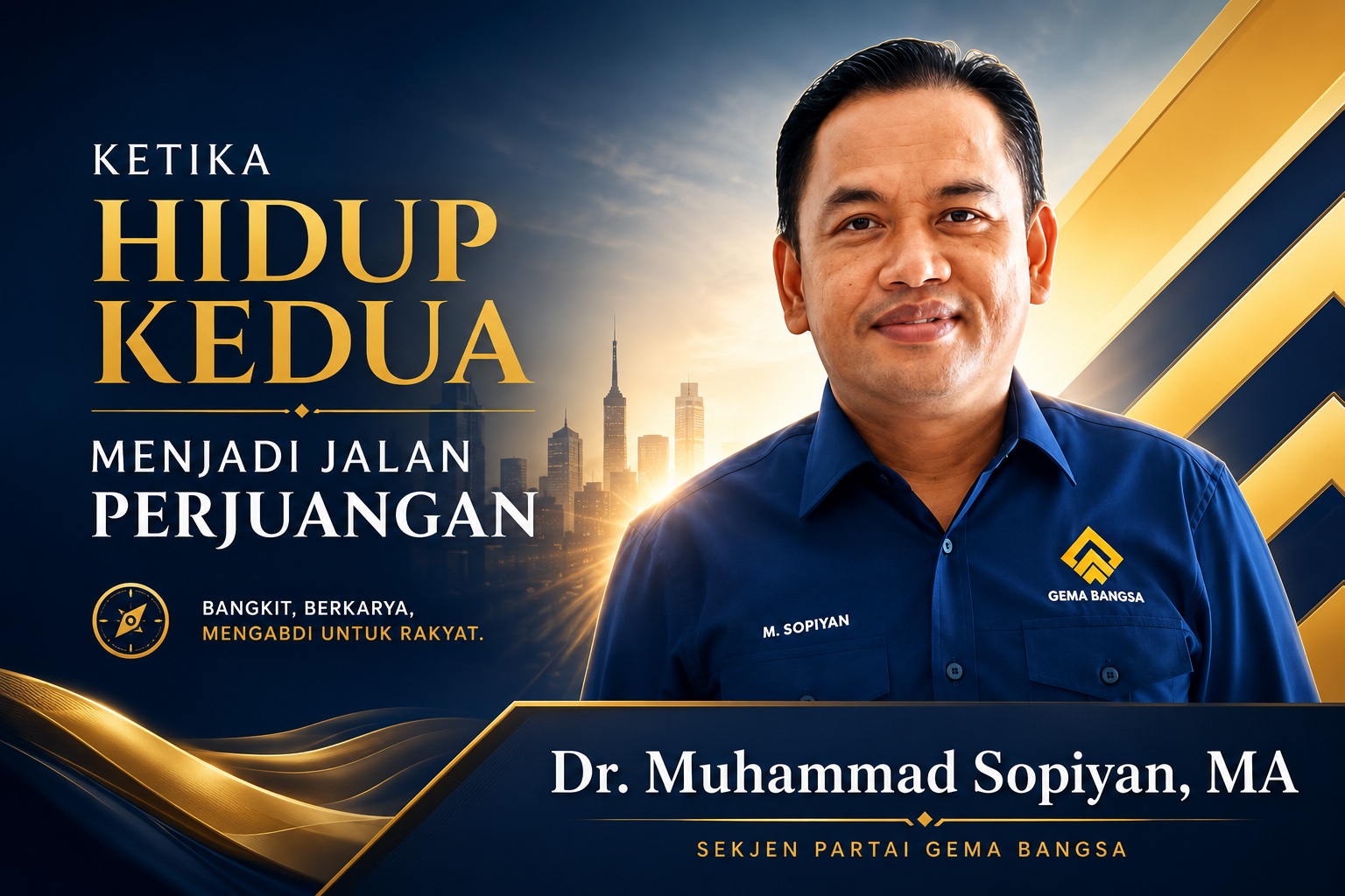 Dr. Muhammad Sopiyan, MA — Sekjen Partai Gema Bangsa