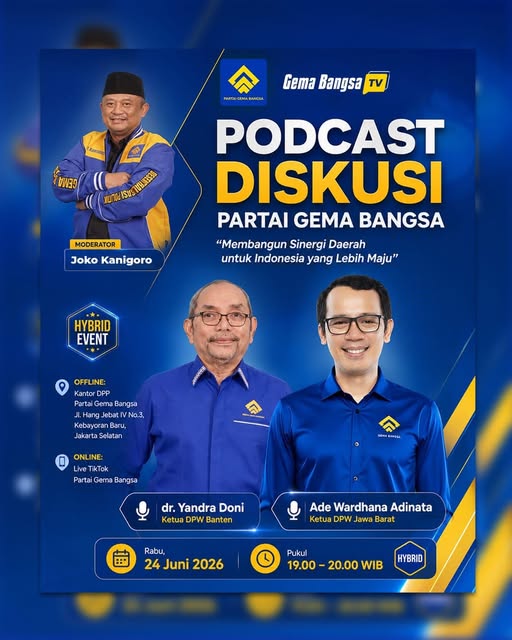 Diskusi Kebangsaan Gema Bangsa TV membahas sinergi pembangunan antardaerah untuk Indonesia yang lebih maju