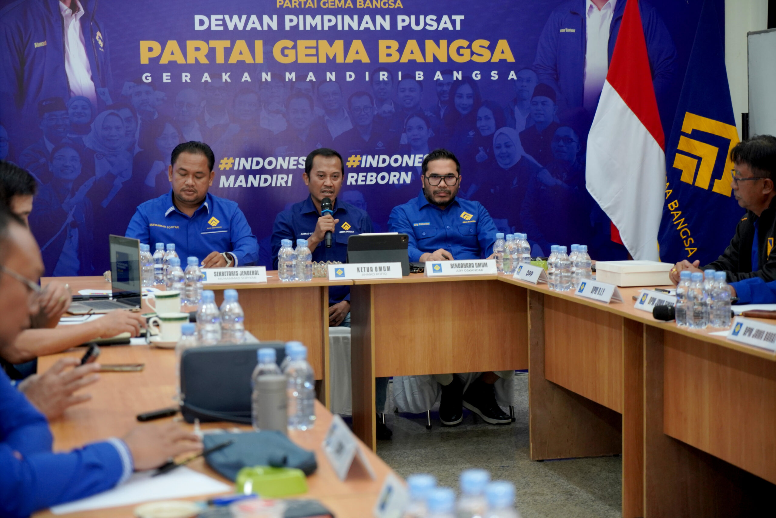 Ketua Umum Partai Gema Bangsa Ahmad Rofiq dalam Rakortas.
