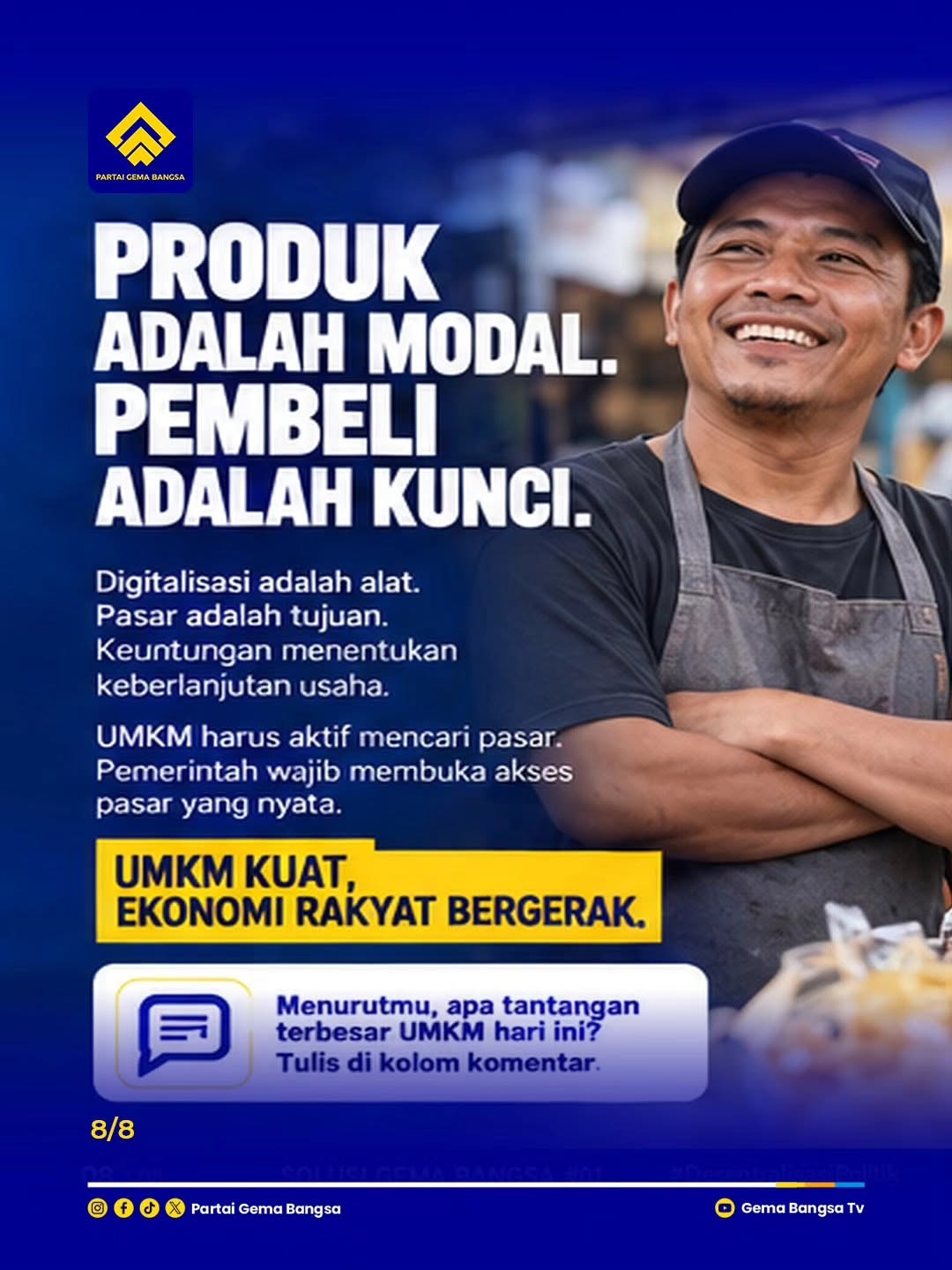 UMKM Kuat Ekonomi Rakyat Bergerak
